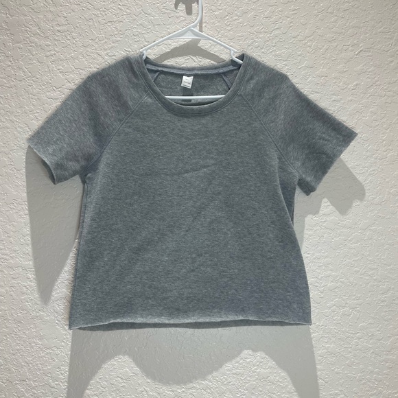 grey fleece t shirt - Picture 1 of 4